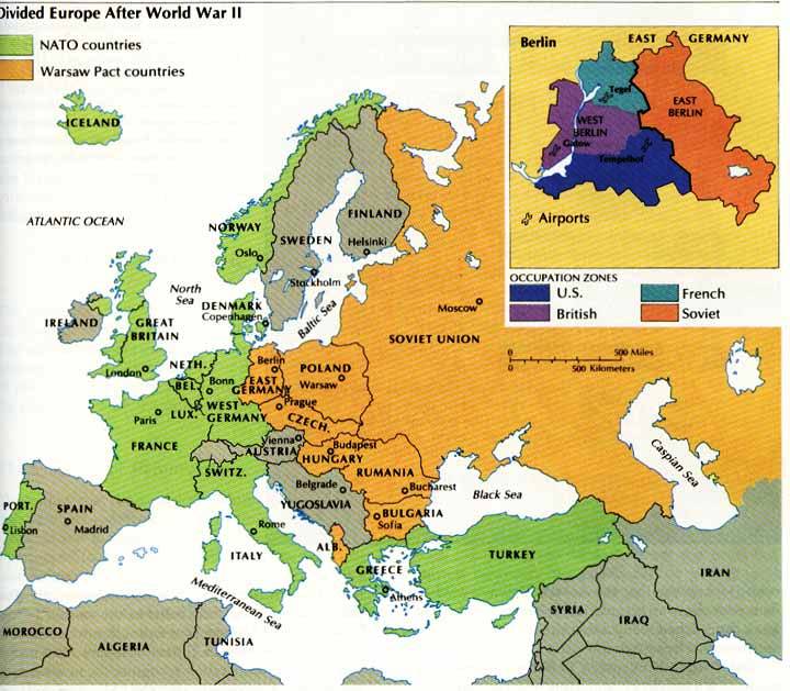 Территориальные изменения после второй мировой. Карта Европы после 2 мировой войны. Раздел Европы после второй мировой войны карта. Политическая карта Европы после 2 мировой войны. Карта раздела Европы после 2 мировой.